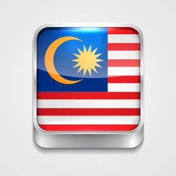 Flag of malaysia Stock Illustration