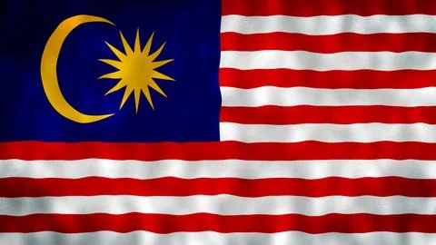Flag of Malaysia Stock Illustration