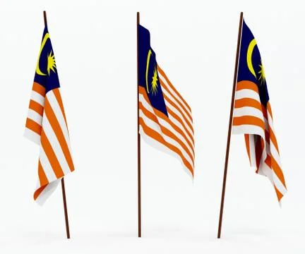 Flag of Malaysia Stock Photos