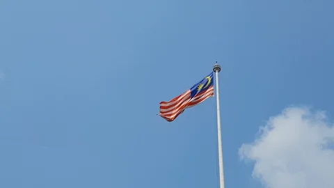Flag malaziya Stock-Footage 118907326
