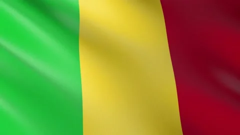 Flag of Mali Video stock 151435703