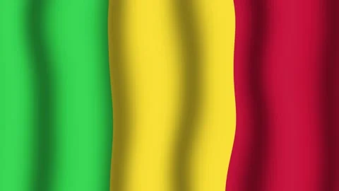 Flag of Mali Stock Footage 175823942