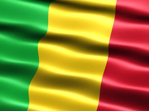 Flag of mali Иллюстрация