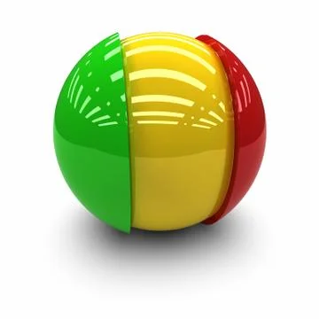 Flag of mali Stock Illustration