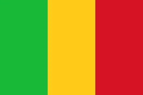 Flag of Mali Illustrazione stock