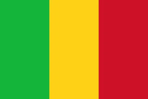Flag of Mali Stock Illustration