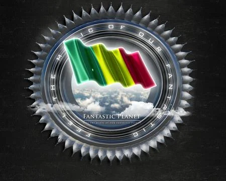 Flag Mali quality designer flag Stock Illustration