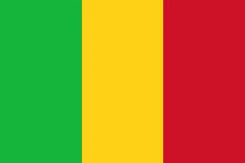 Flag of Mali Vector illustration Stock Illustration