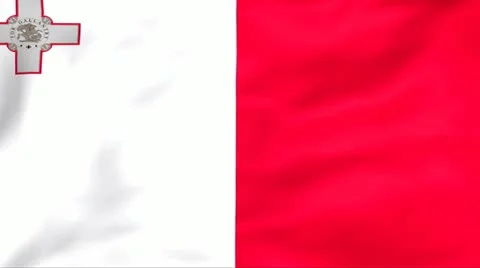 Flag Of Malta Stock Footage 11355708