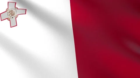 Flag of Malta Stock Footage 151435705