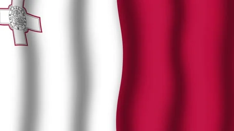 Flag of Malta Vidéo 175823947