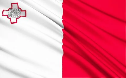 Flag of Malta Stock Illustration