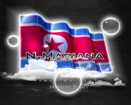 Flag Mariana quality designer flag Stock Illustration