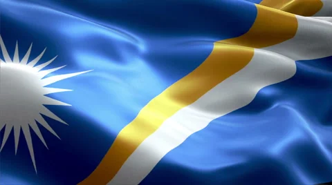 Flag Marshall Islands Stock-Footage 47752953