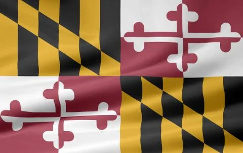Flag of Maryland Stock Photos