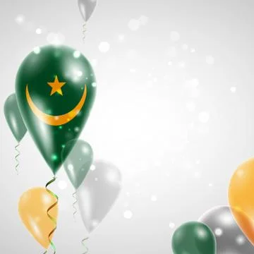 Flag of Mauritania Stock Illustration