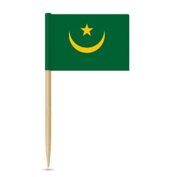 Flag of Mauritania Stock Illustration