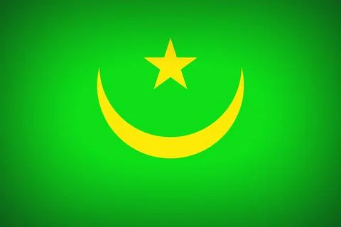 Flag of Mauritania Stock Illustration