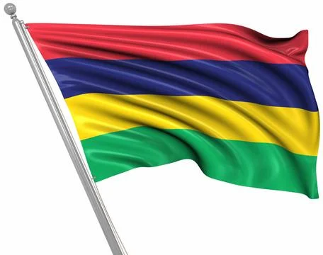 Flag of Mauritius Flag of Mauritius , This is a computer generated and 3d ... Stock Photos