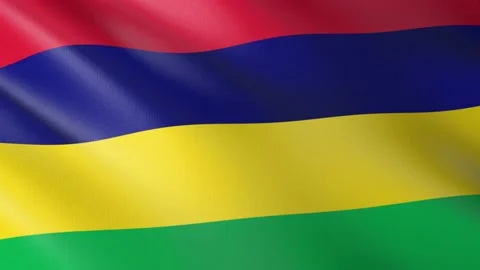 Flag of Mauritius Video stock 151514874