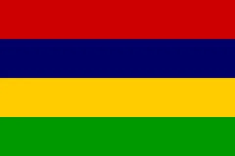 Flag of mauritius Stock Illustration