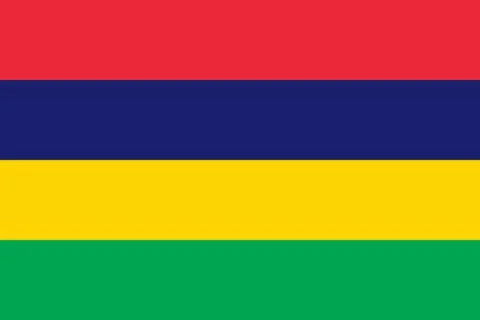 Flag of Mauritius Vector illustration Stock-Illustration