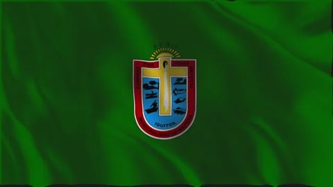 Flag of Maynas waving slowly Stock Footage 340171262