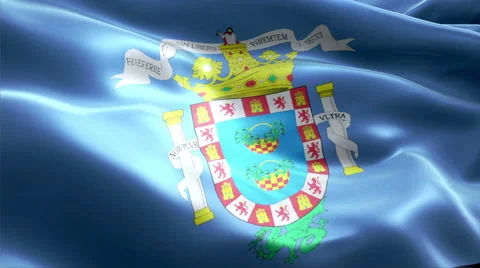 Flag Melilla Video stock 47753588