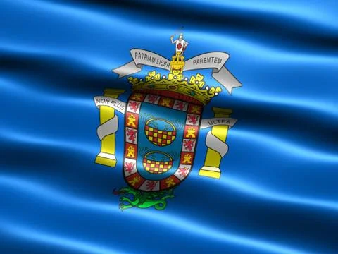 Flag of melilla Stock Illustration