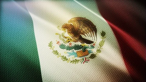Flag of Mexico Stock Footage 116893935