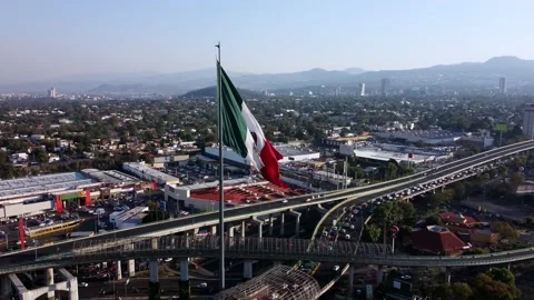 Flag of Mexico Видео 230120667