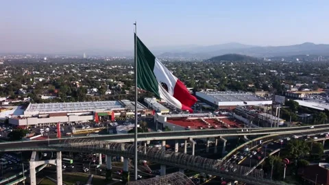 Flag of Mexico 스톡 동영상 230121229