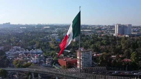 Flag of Mexico 스톡 동영상 230121863