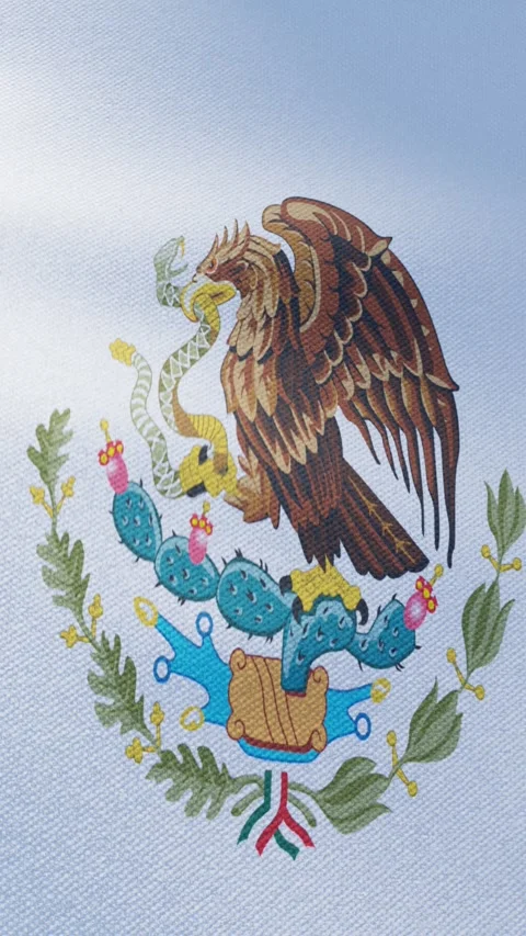 Flag of Mexico 스톡 동영상 278613709