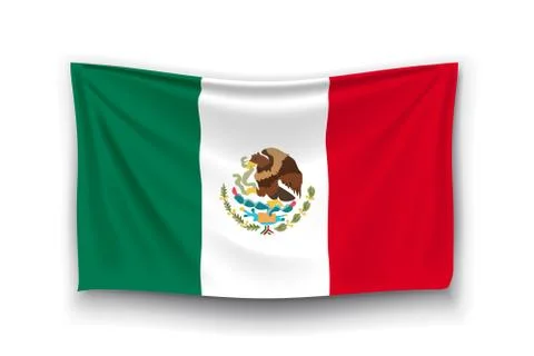 Flag of mexico Stock Illustration