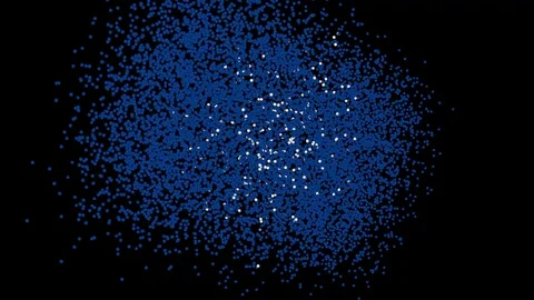 Flag of Micronesia  reveals on black background Stock Footage 128606156