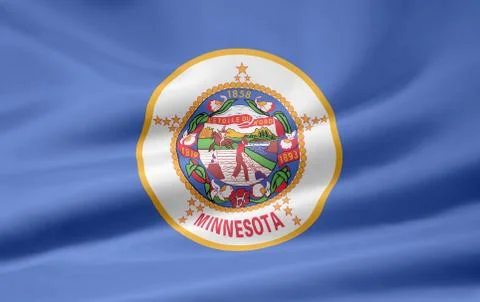 Flag of Minnesota Stock Photos