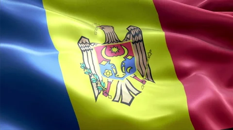 Flag Moldova Video stock 47753991
