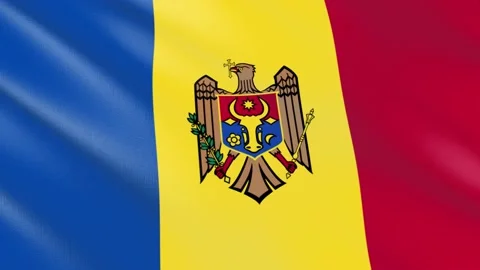 Flag of Moldova Stock Footage 151513361