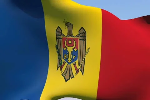Flag of Moldova NTSC 動画素材 14610473