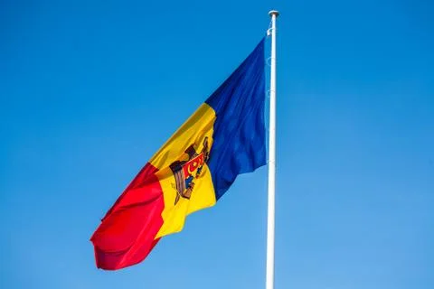 Flag of Moldova Stock Photos