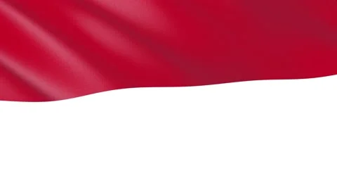 Flag of Monaco Stock Footage 151513413