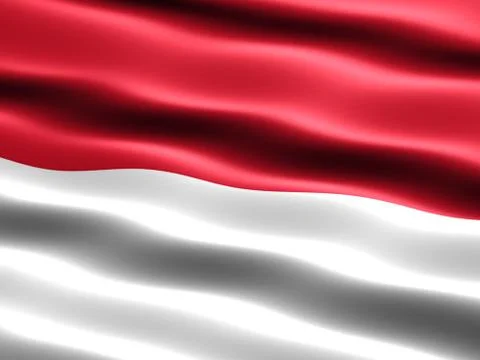 Flag of monaco Иллюстрация