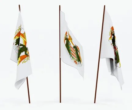 Flag of Monaco Stock Photos