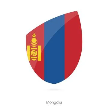Flag of Mongolia. Illustration