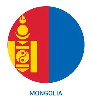 Flag Of Mongolia, Mongolia flag, National flag of Mongolia. Stock Illustration
