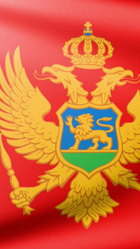 Flag of Montenegro Stock-Footage 300879927
