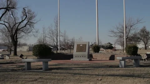 Flag Monument 스톡 동영상 1127802