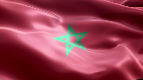Flag Morocco Stock-Footage 47754557