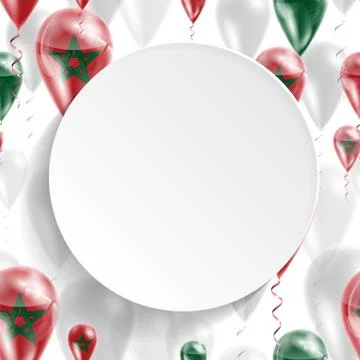 Flag of Morocco Stock Illustration